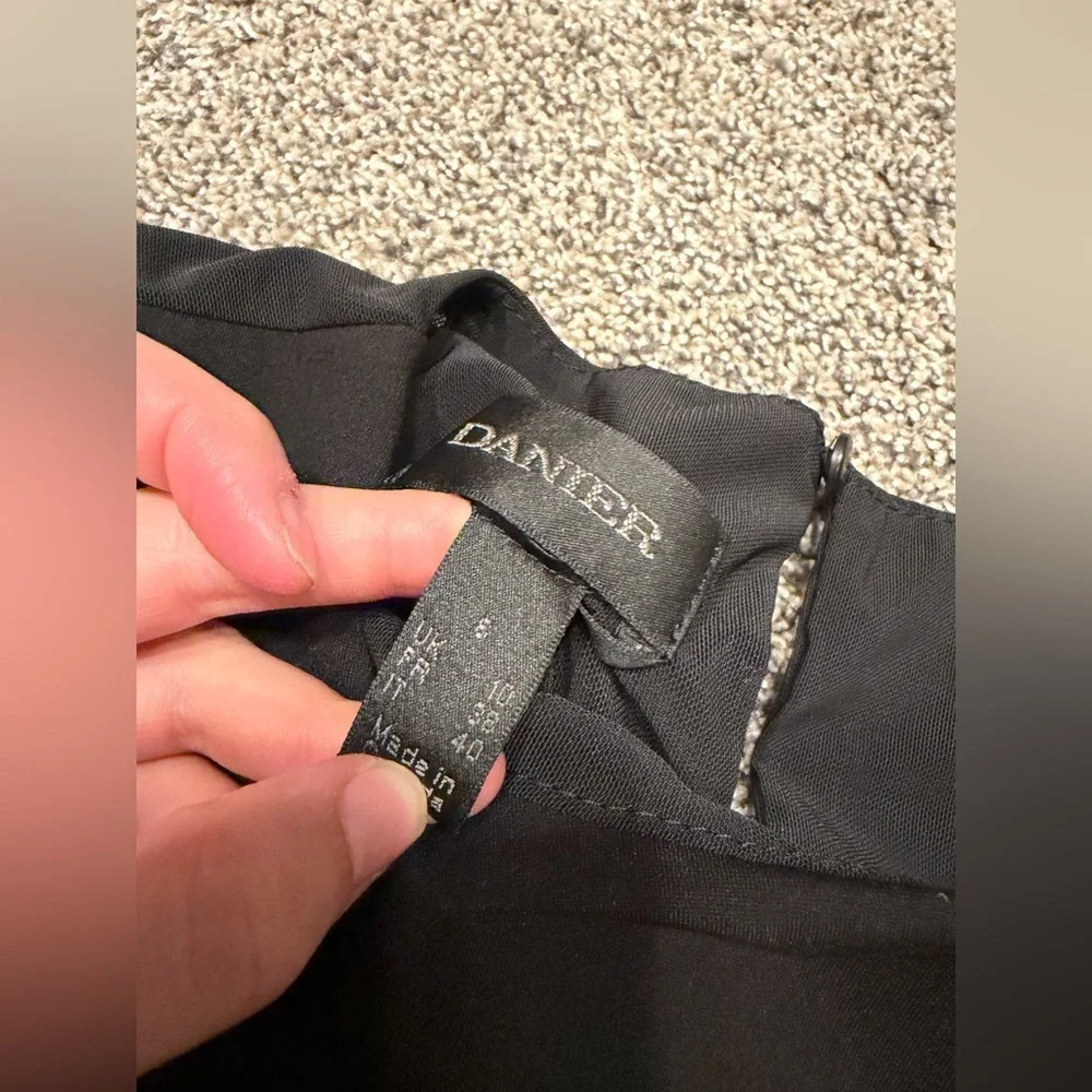 Danier women’s Elegant Black Evening Dress size 8 EUC - Picture 5 of 7